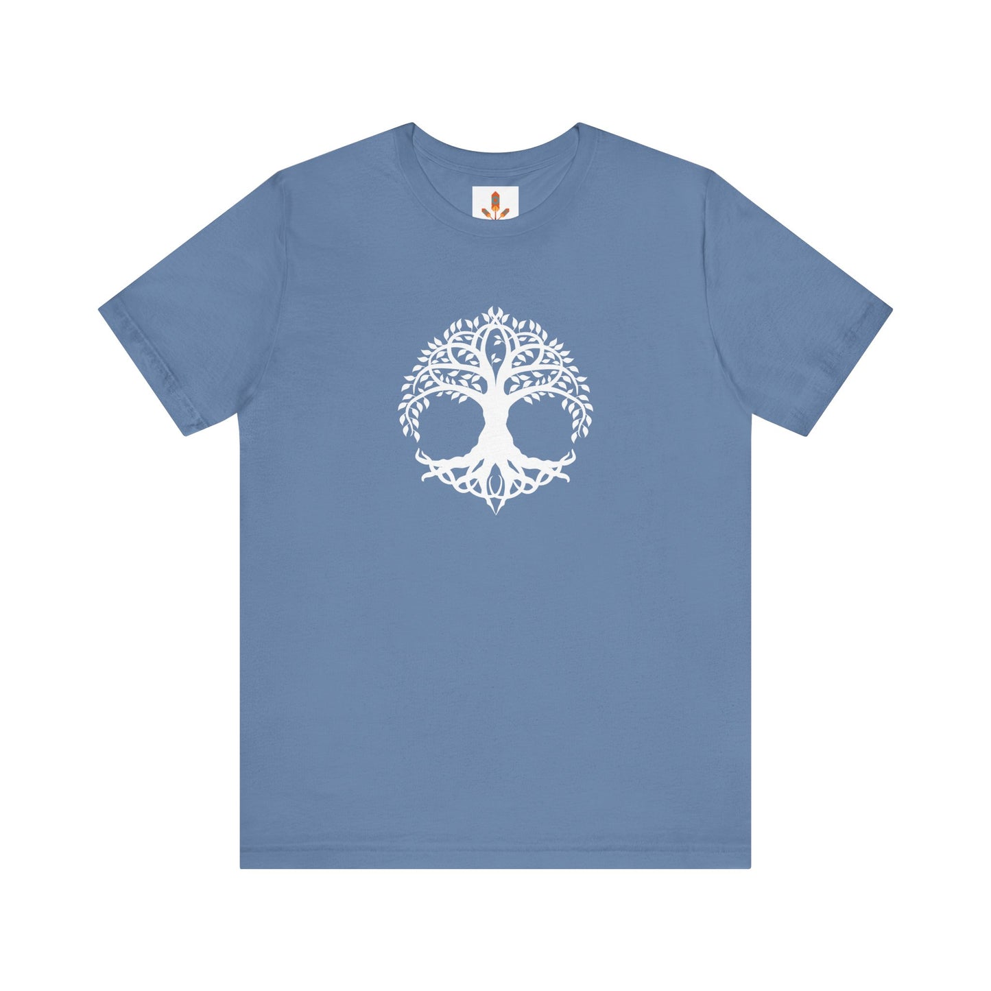 White Celtic Tree of Life Design T-shirt