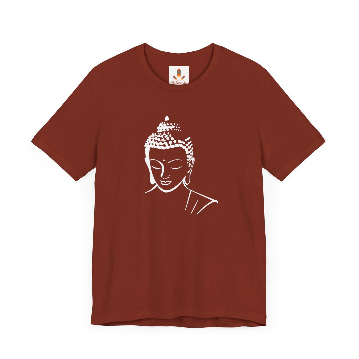 White Buddha Design T-shirt