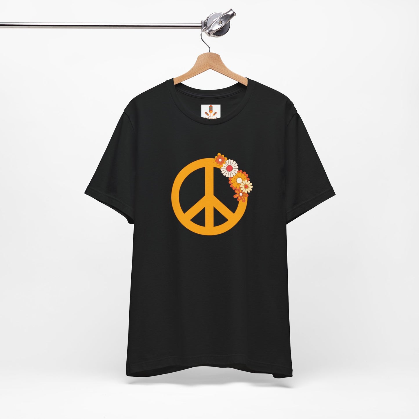 Peace Sign with Flowers T-shirt