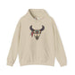 Buffalo Skull with Native Patterns Hoodie