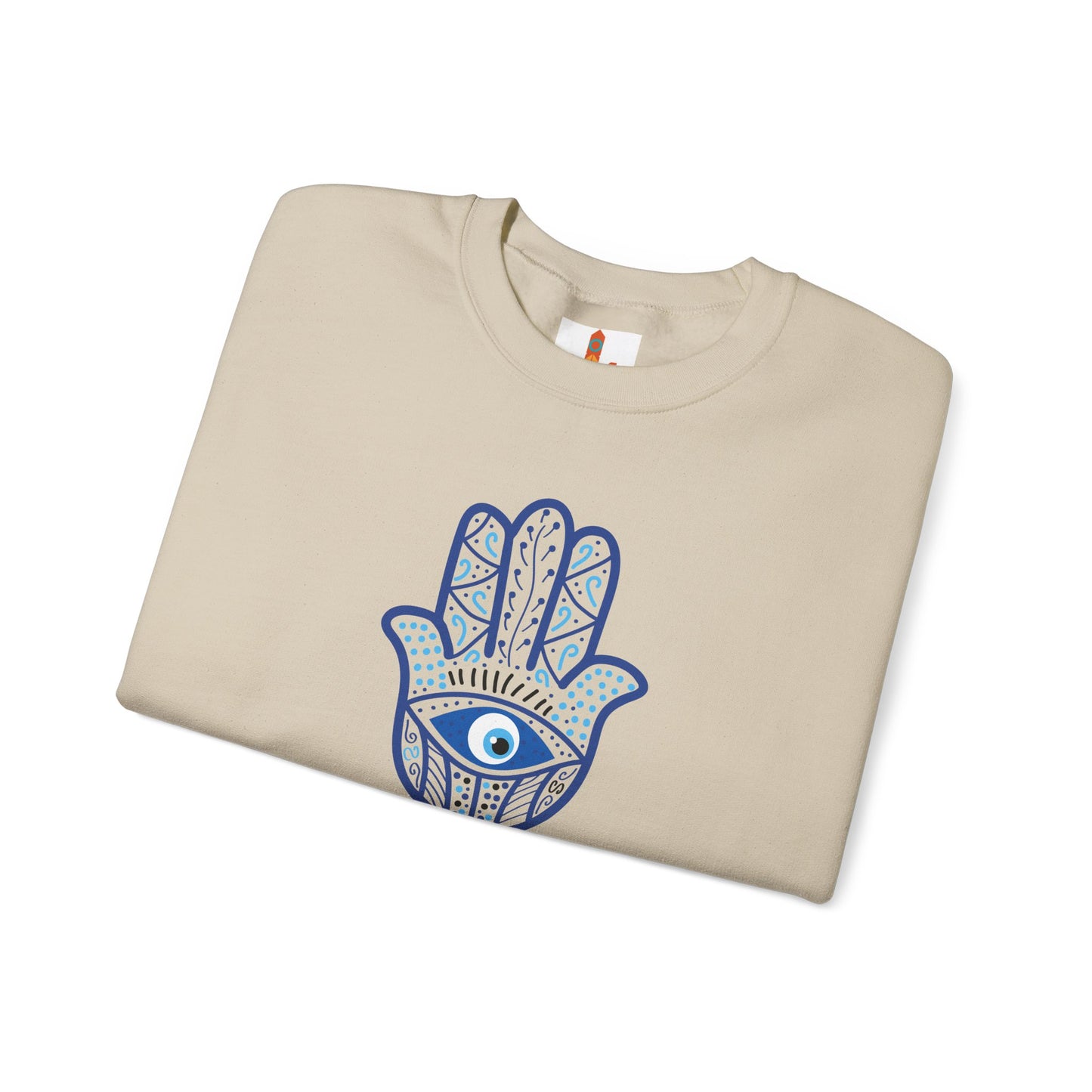 Hamsa Hand with Blue Eye Sweatshirt