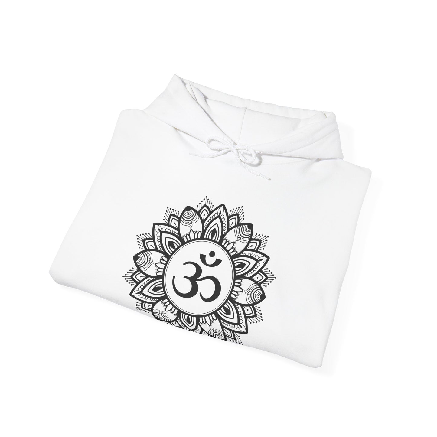 Om in Lotus Mandala Hoodie