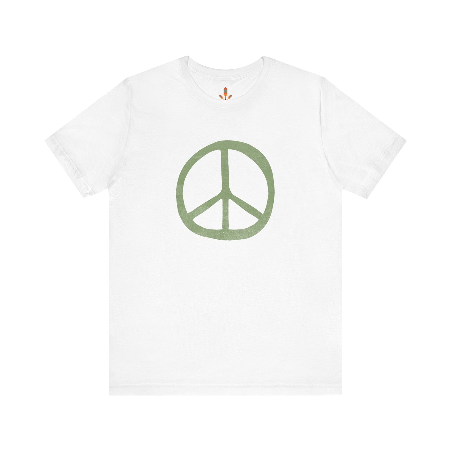 Green Peace Sign T-shirt