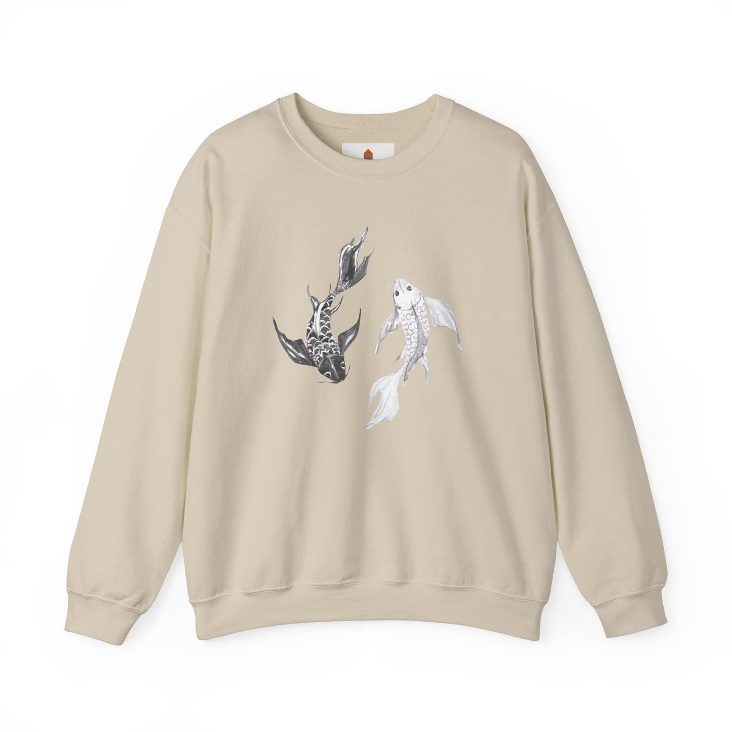 Koi Fish Yin and Yang Sweatshirt