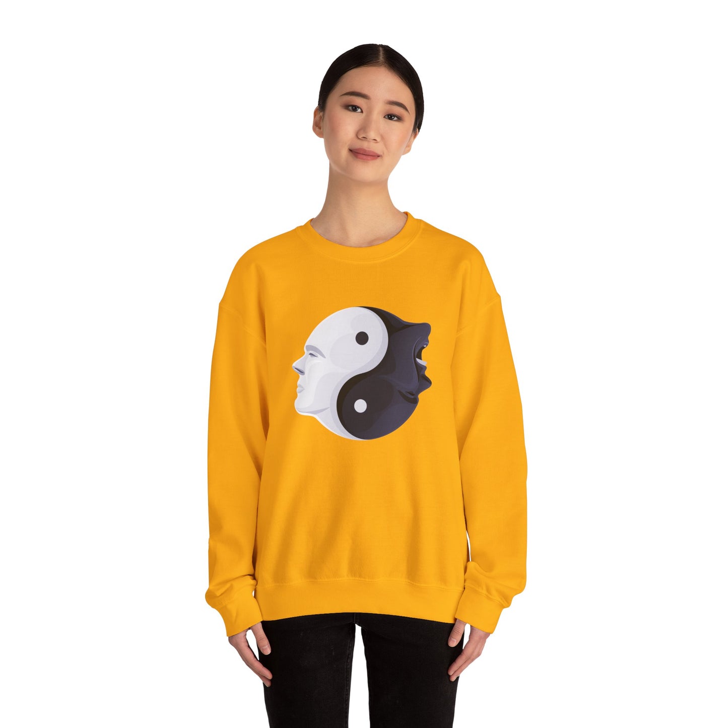 Yin Yang Two Faces Sweatshirt