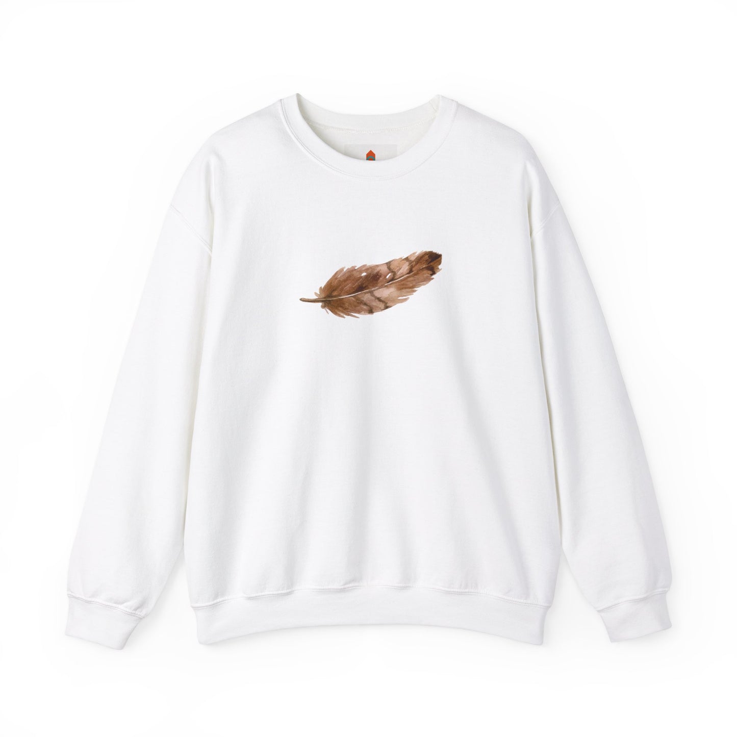 Brown Feather Sweatshirt