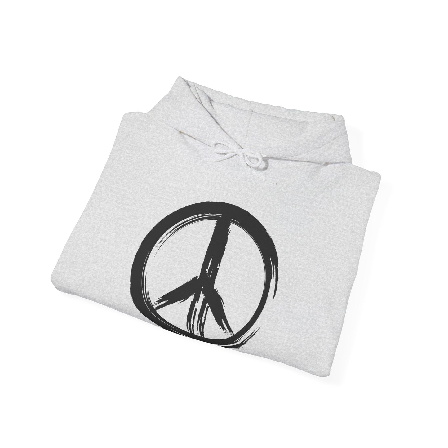 Brush Strokes Peace Sign Hoodie