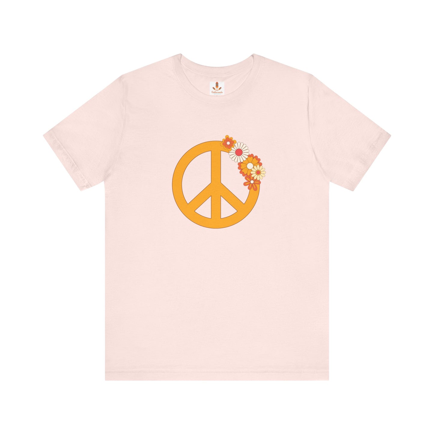 Peace Sign with Flowers T-shirt
