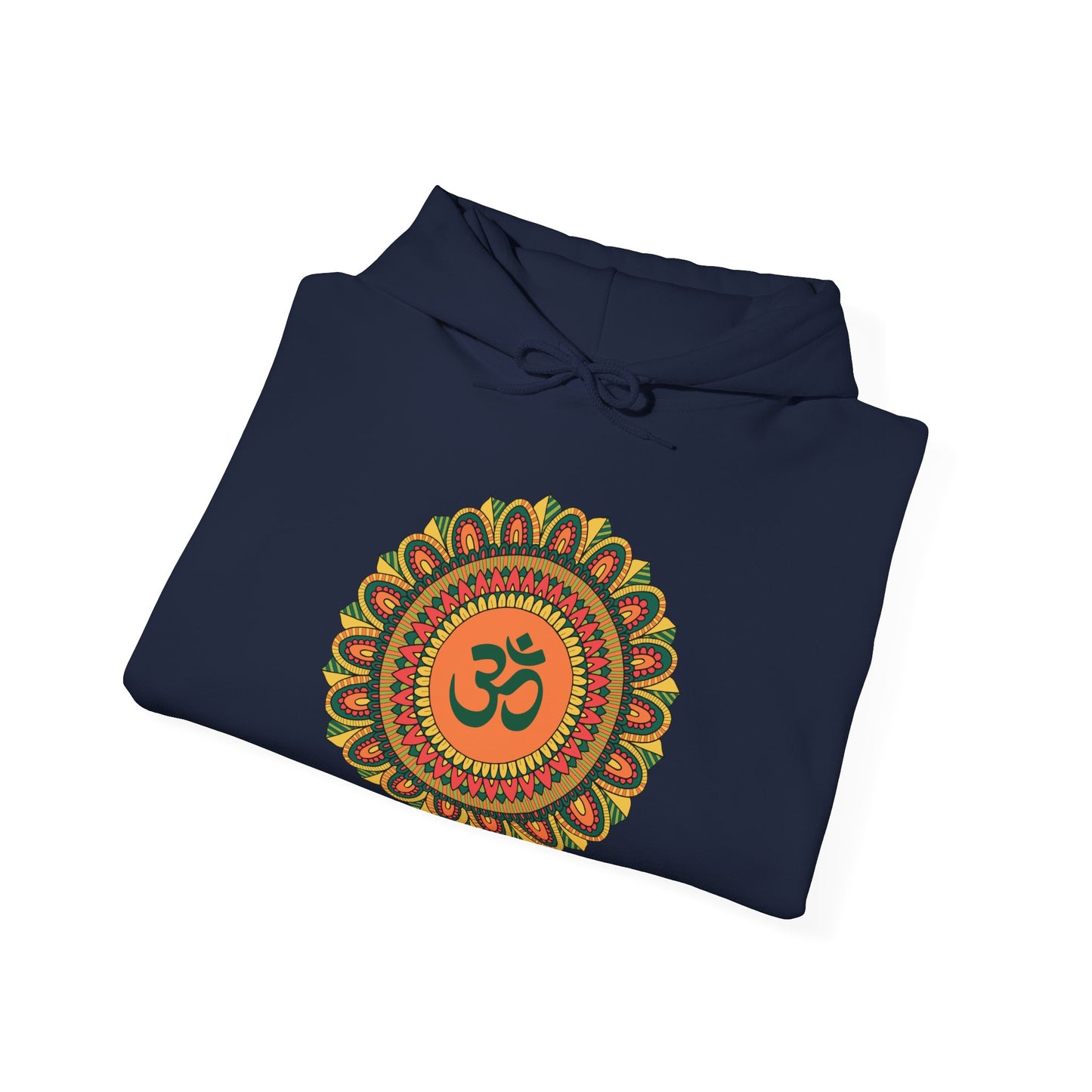 Om Multicolor Mandala Hoodie