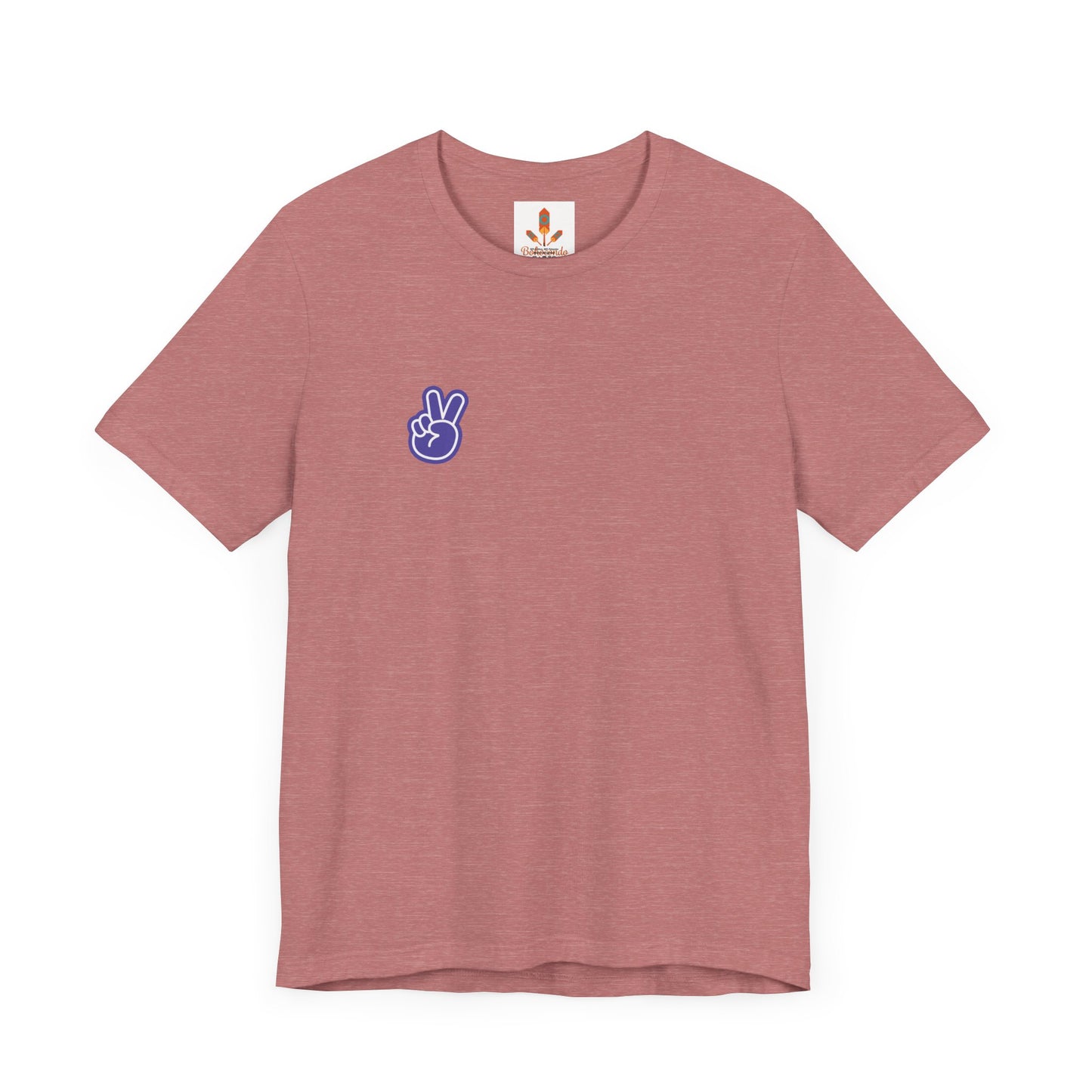 Purple Peace Hand Sign T-shirt