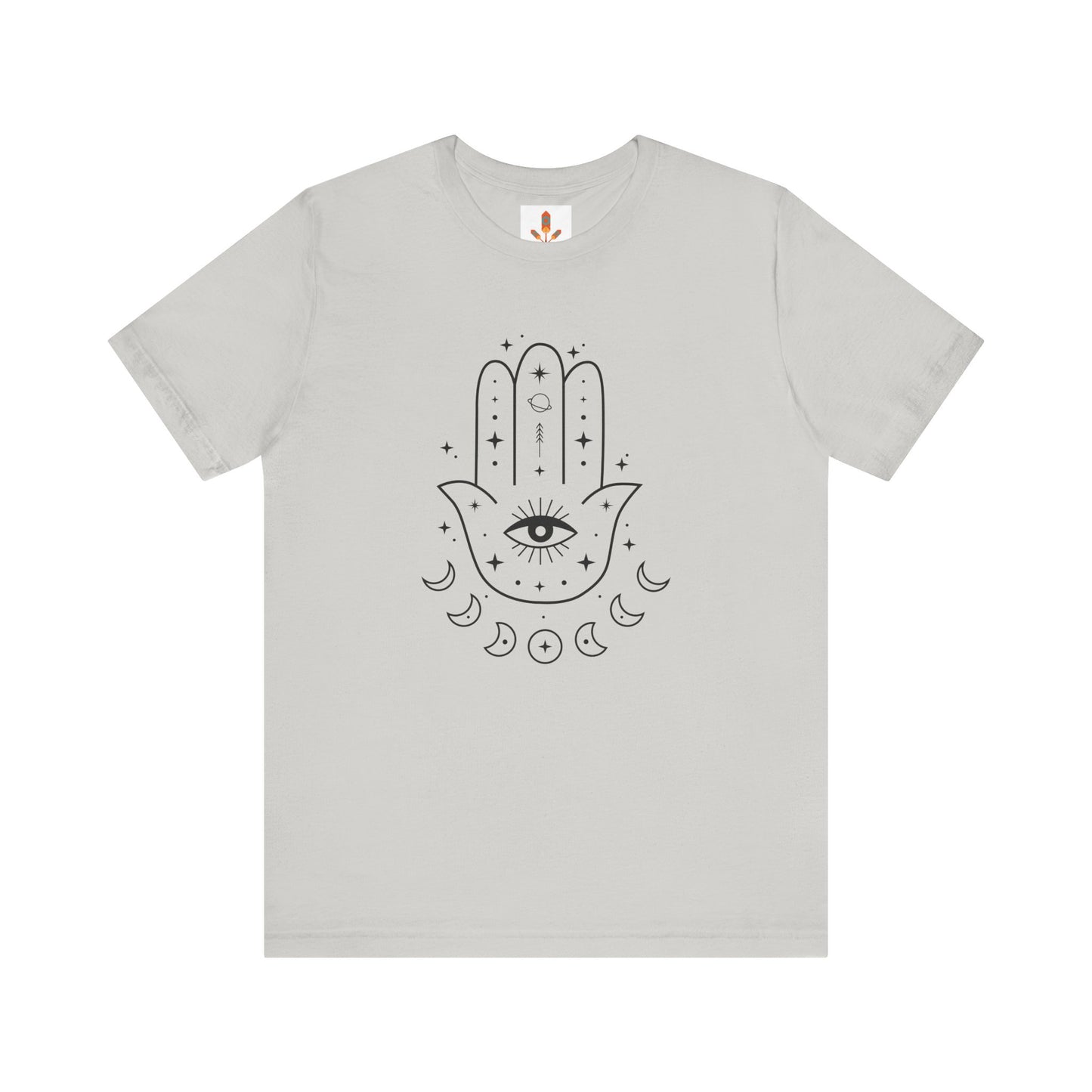 Hamsa Hand with Eye and Moon T-shirt