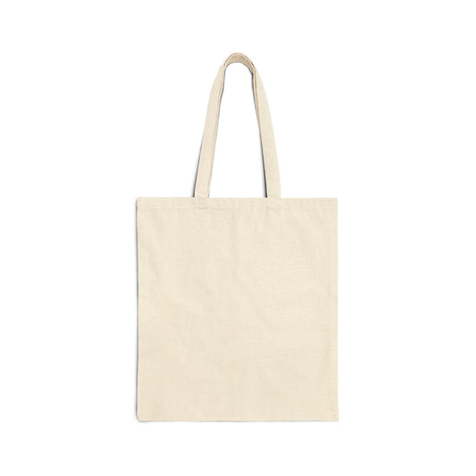 Retro Peace Sign Design Cotton Tote Bag