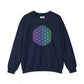 Blue and Green Flower of Life Sweatshirt