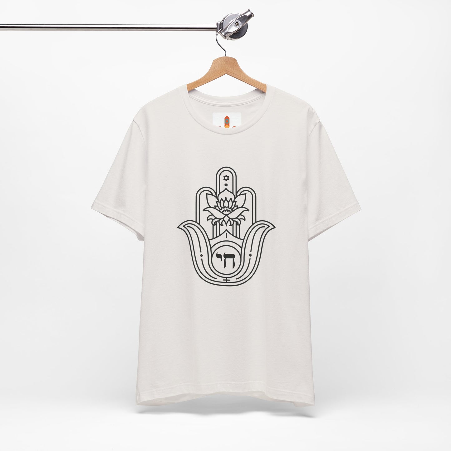 Hamsa Hand with Lotus Design T-shirt