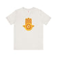 Golden Hamsa Hand with Star of David T-shirt