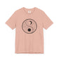 Yin Yang Sun and Moon Design T-shirt