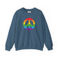 Rainbow Peace Sign Sweatshirt