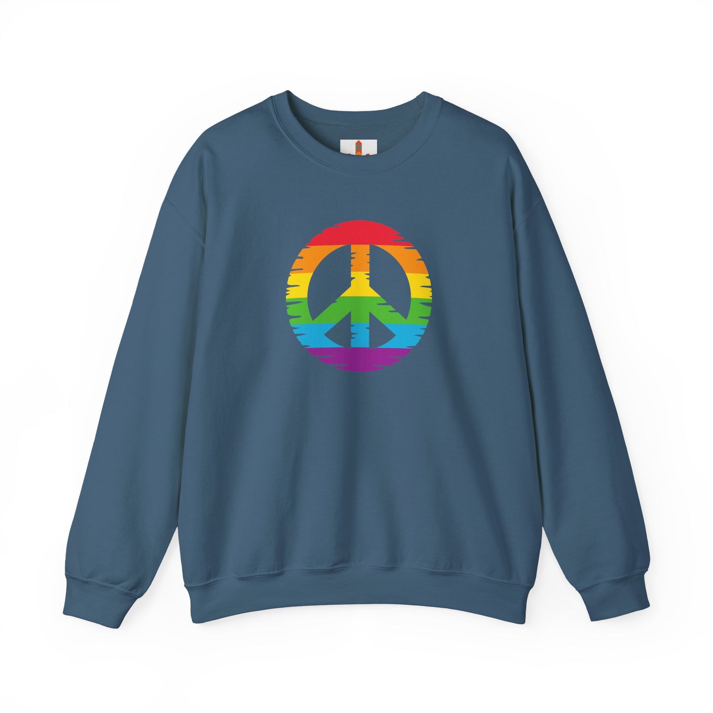 Rainbow Peace Sign Sweatshirt
