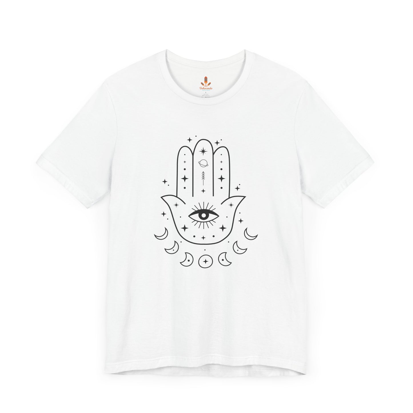 Hamsa Hand with Eye and Moon T-shirt