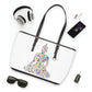 Colorful Buddha Design Leather Shoulder Bag