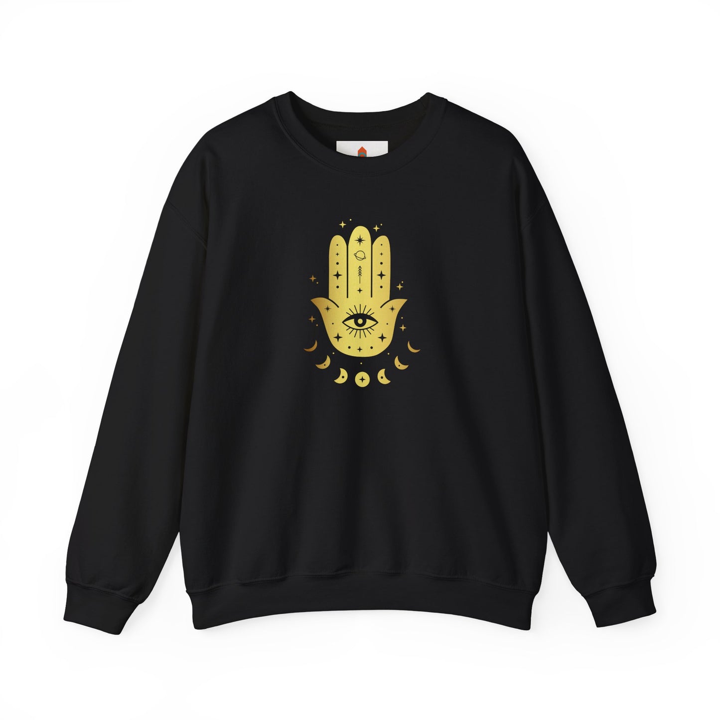 Golden Hamsa Hand with Eye Sweatshirt