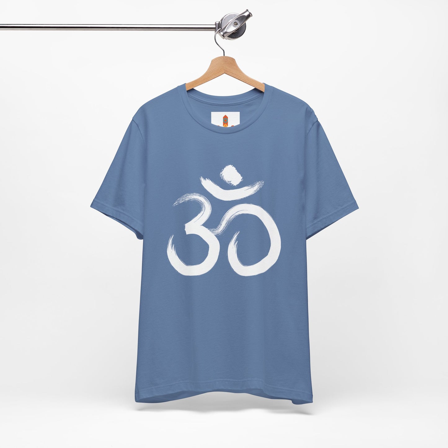 White Om Drawing T-shirt