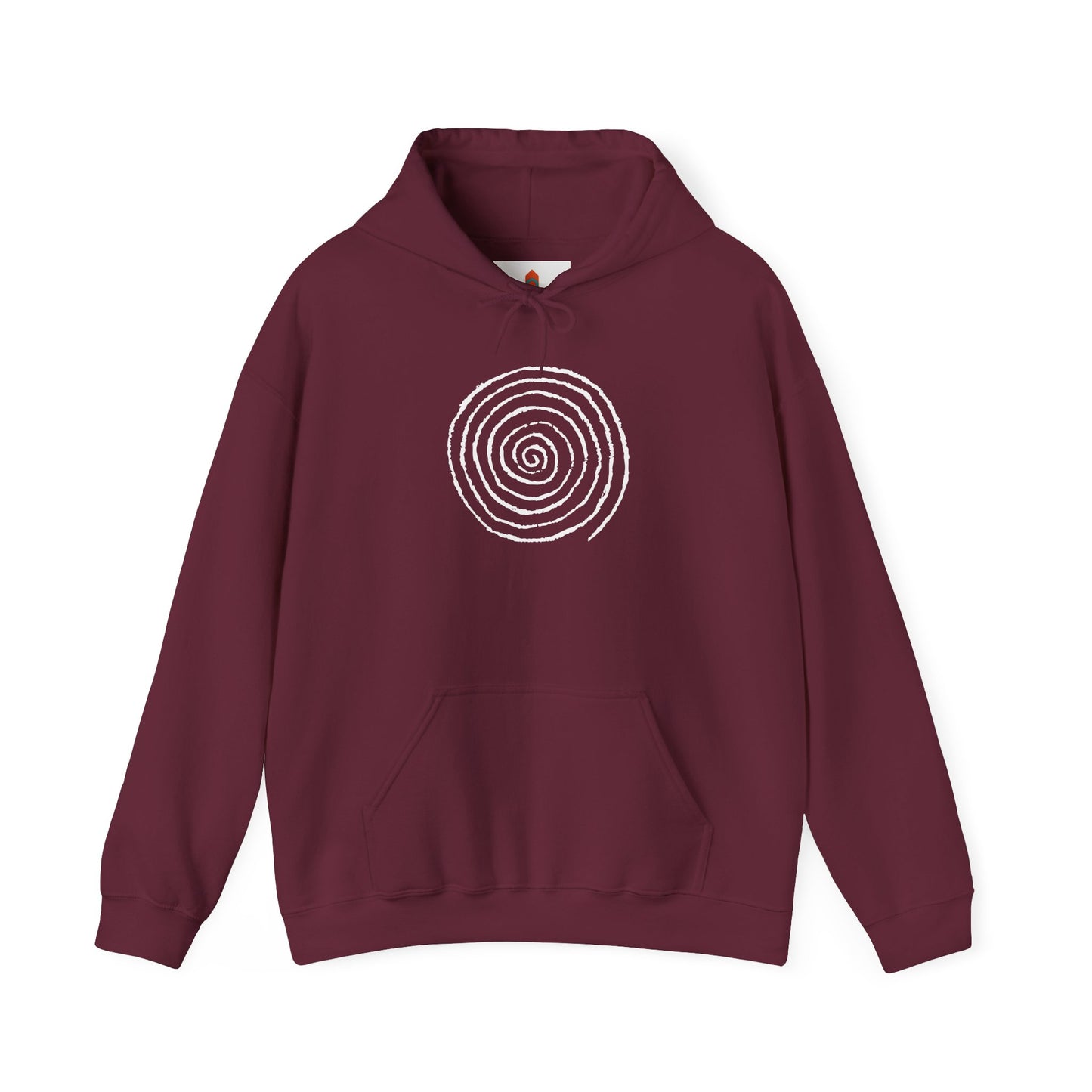 White Spiral of Life Hoodie