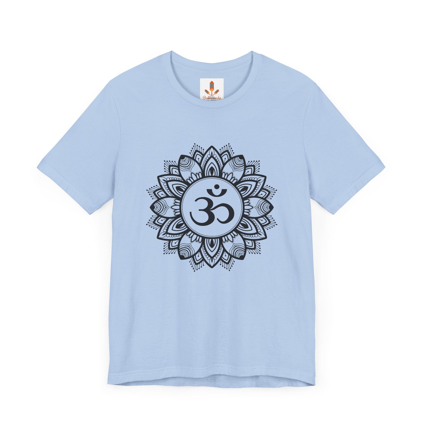 Om in Lotus Mandala T-shirt