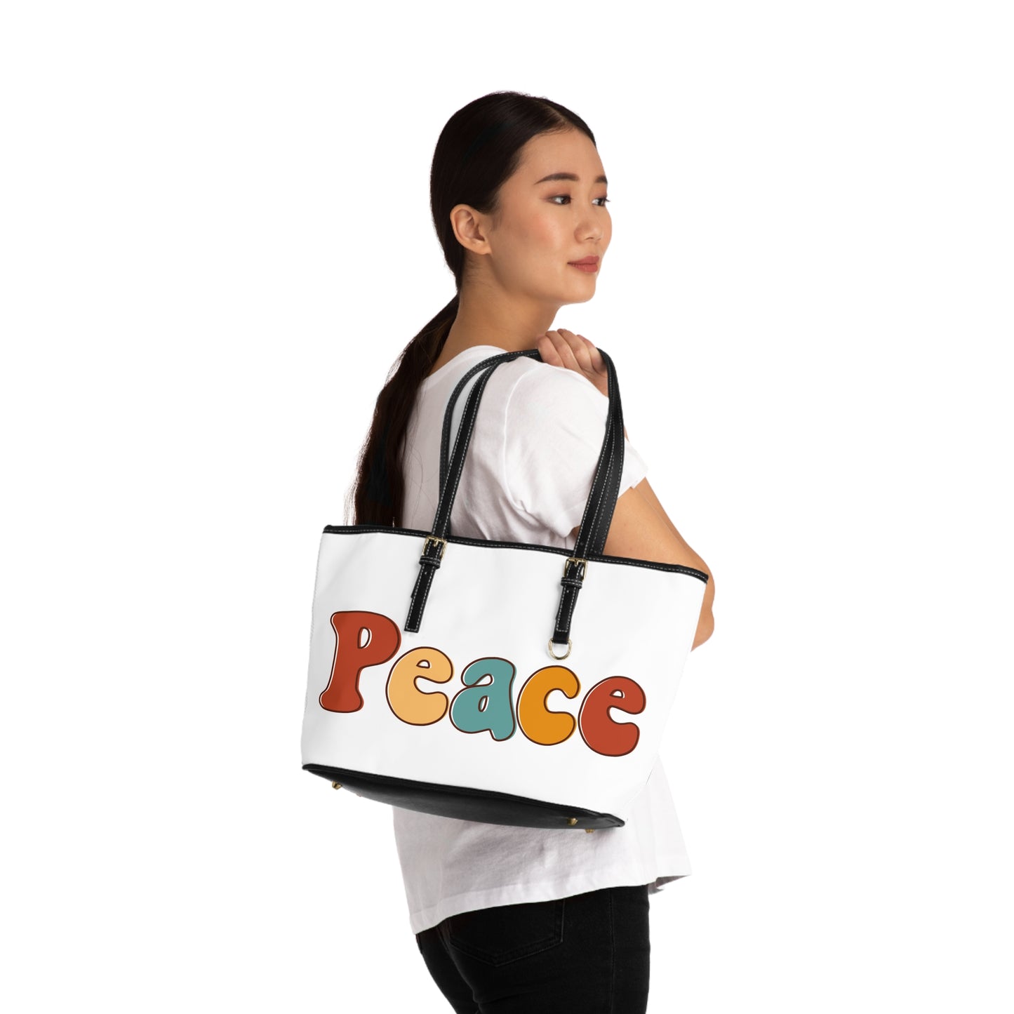 Peace Leather Shoulder Bag