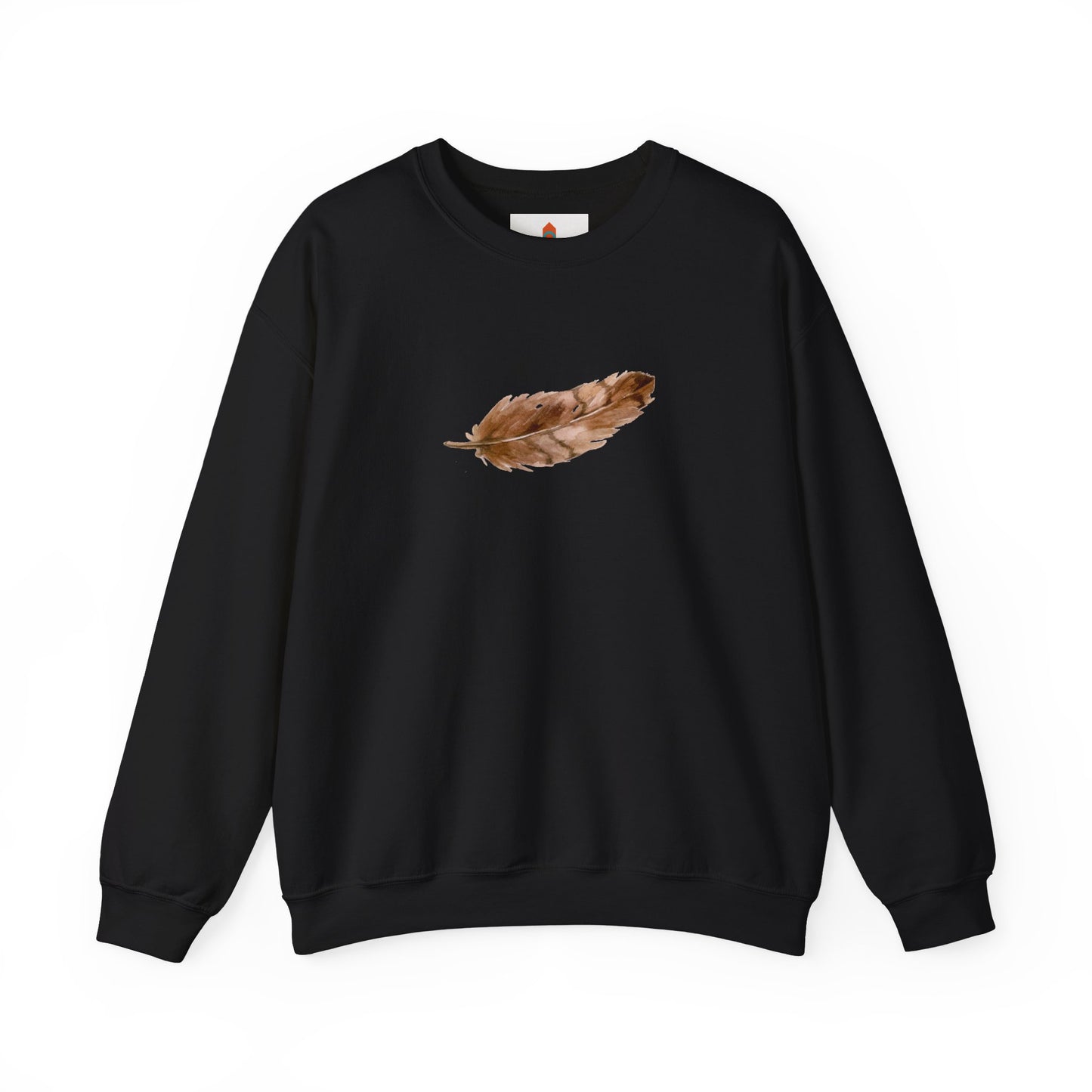 Brown Feather Sweatshirt