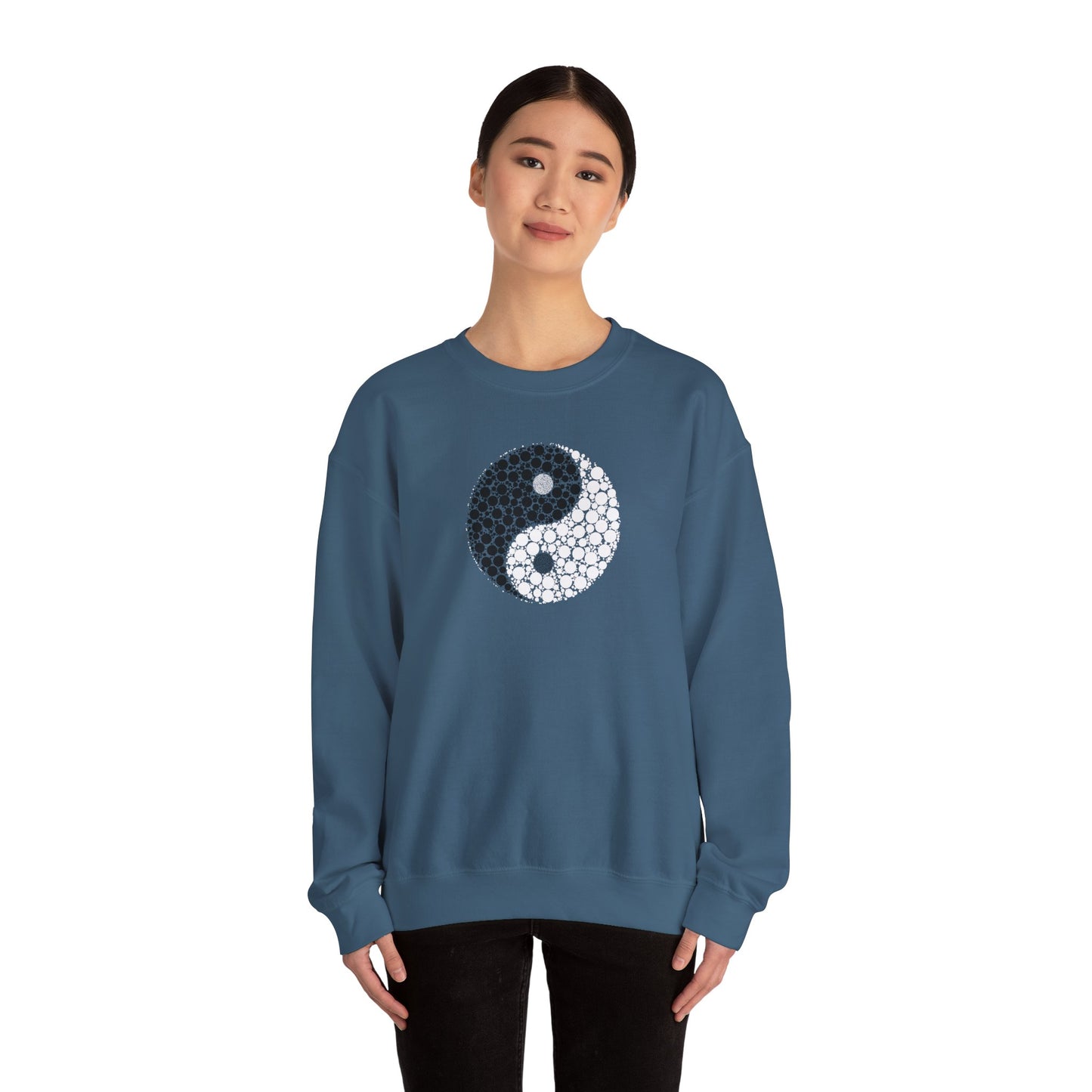 Yin Yang made with Dots Sweatshirt