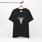 Buffalo Skull with Flowers T-shirt