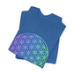Blue and Green Flower of Life T-shirt (NEW)