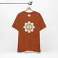 Yellow Peace Sign in a Flower T-shirt