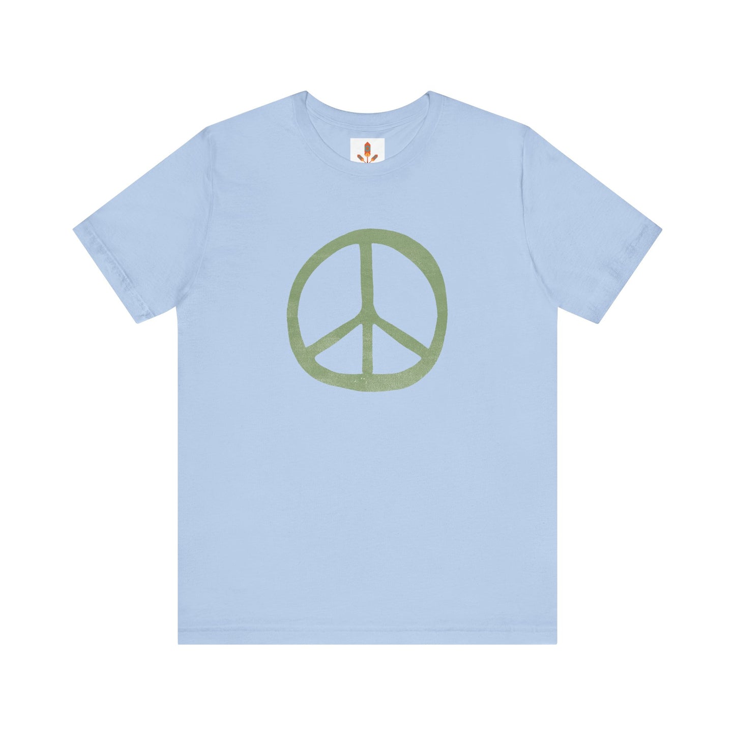 Green Peace Sign T-shirt