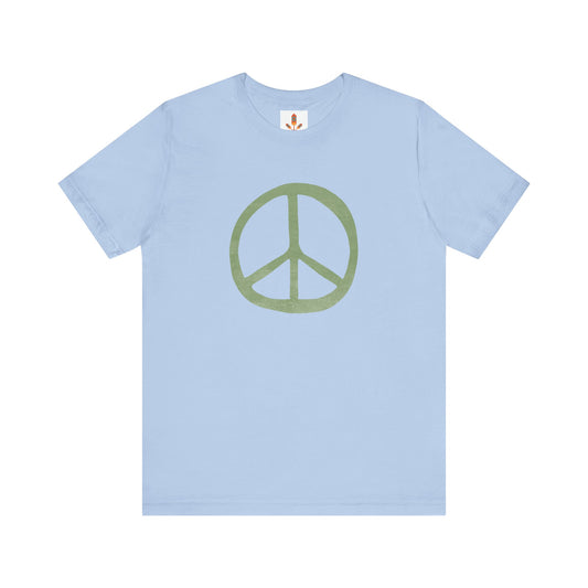 Green Peace Sign T-shirt