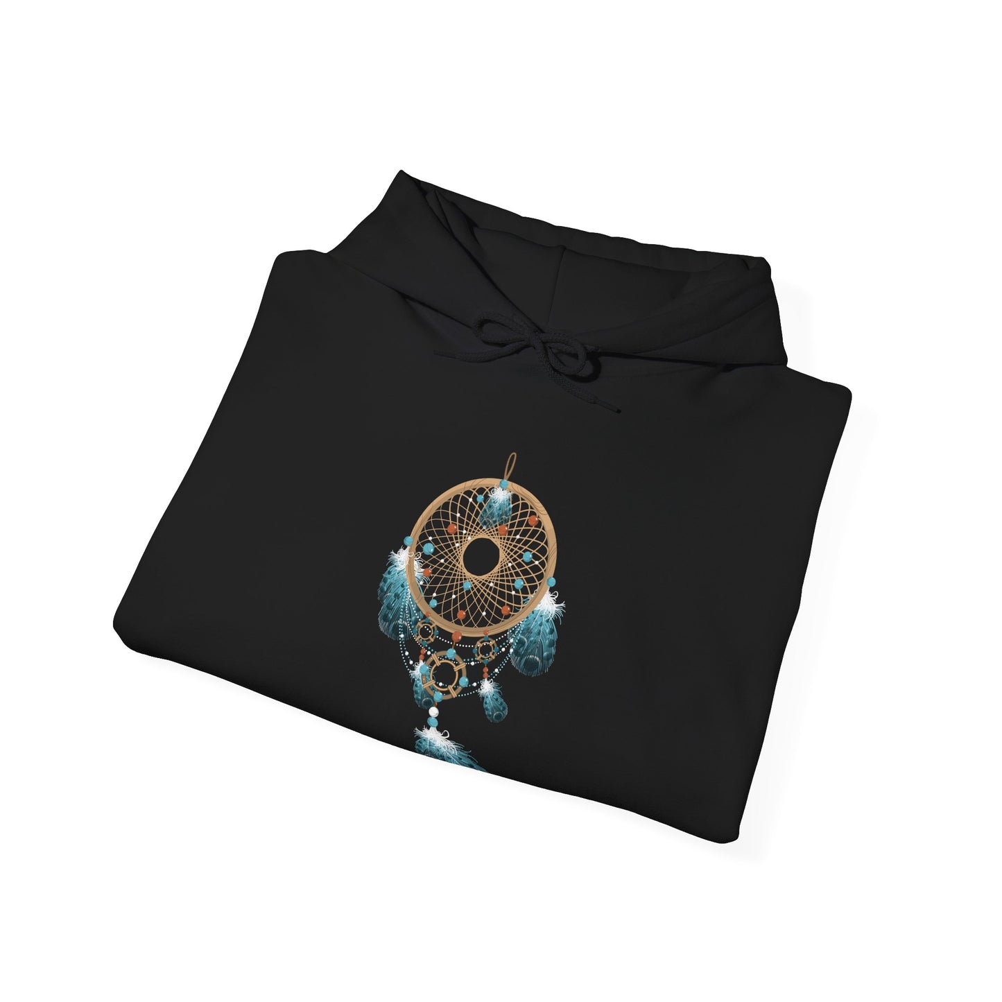 Turquoise and Brown Dream Catcher Hoodie