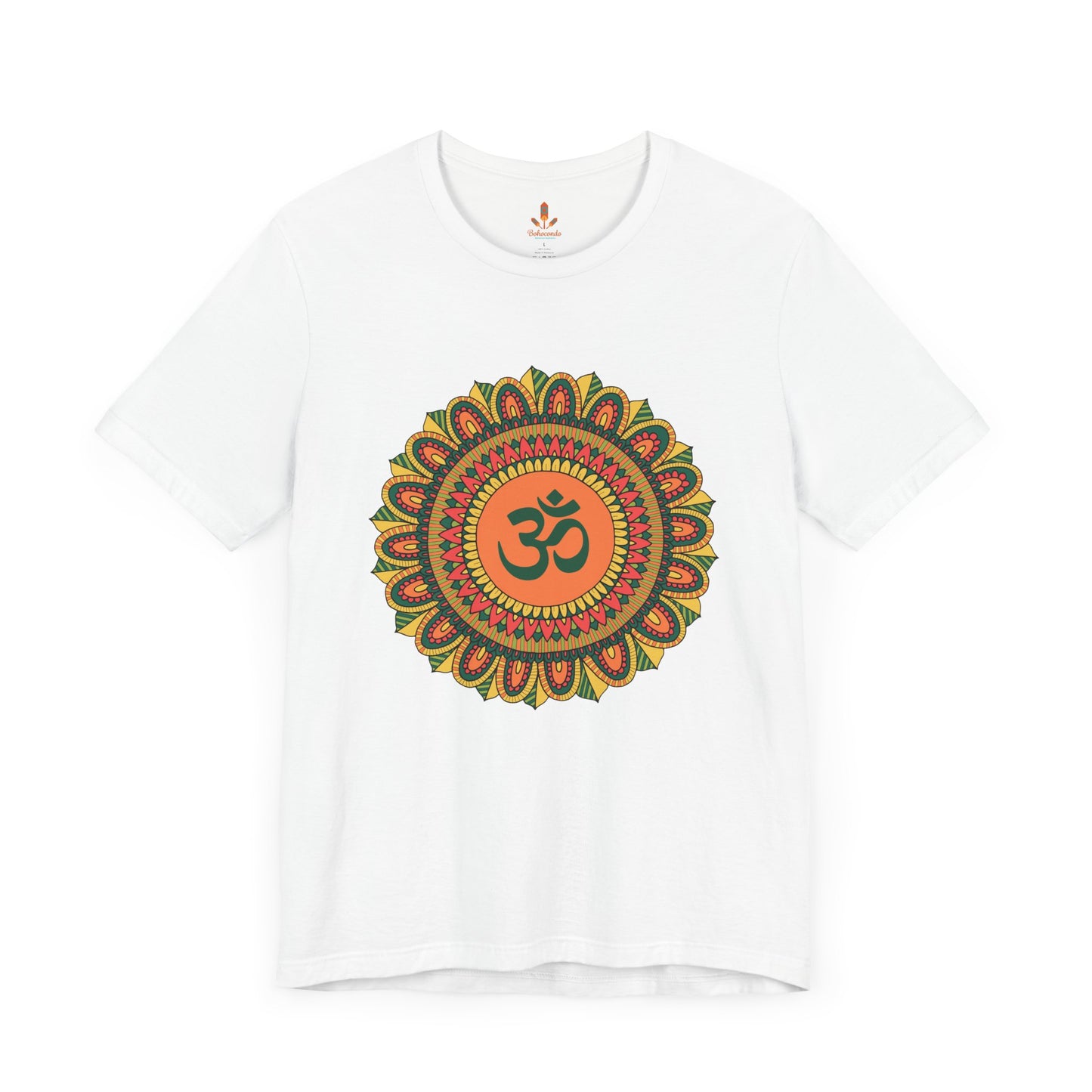 Om Multicolor Mandala T-shirt