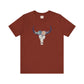 Buffalo Skull with Flowers T-shirt