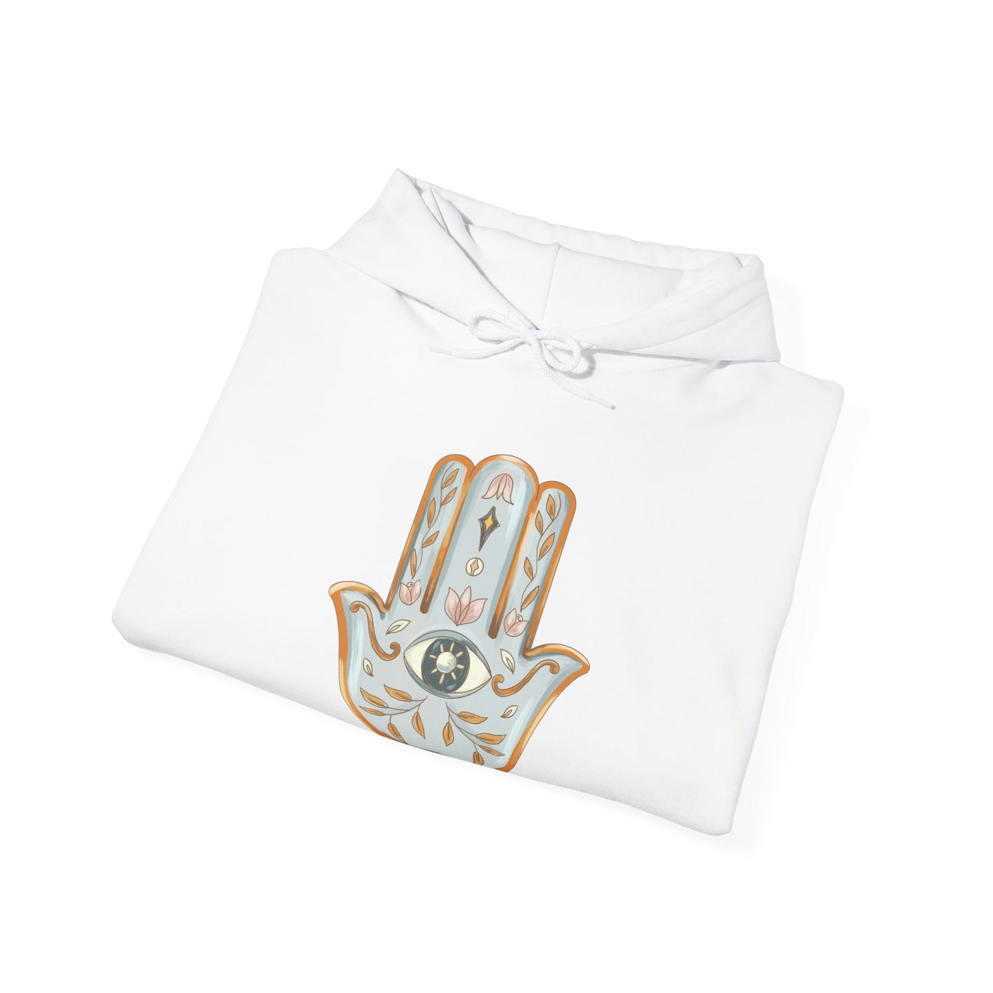 Silver Hamsa Hand Hoodie
