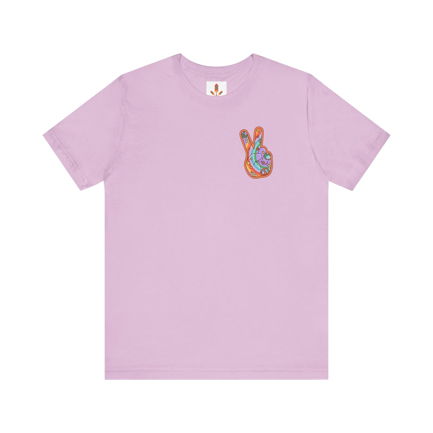 Hippie Peace Hand Sign T-shirt