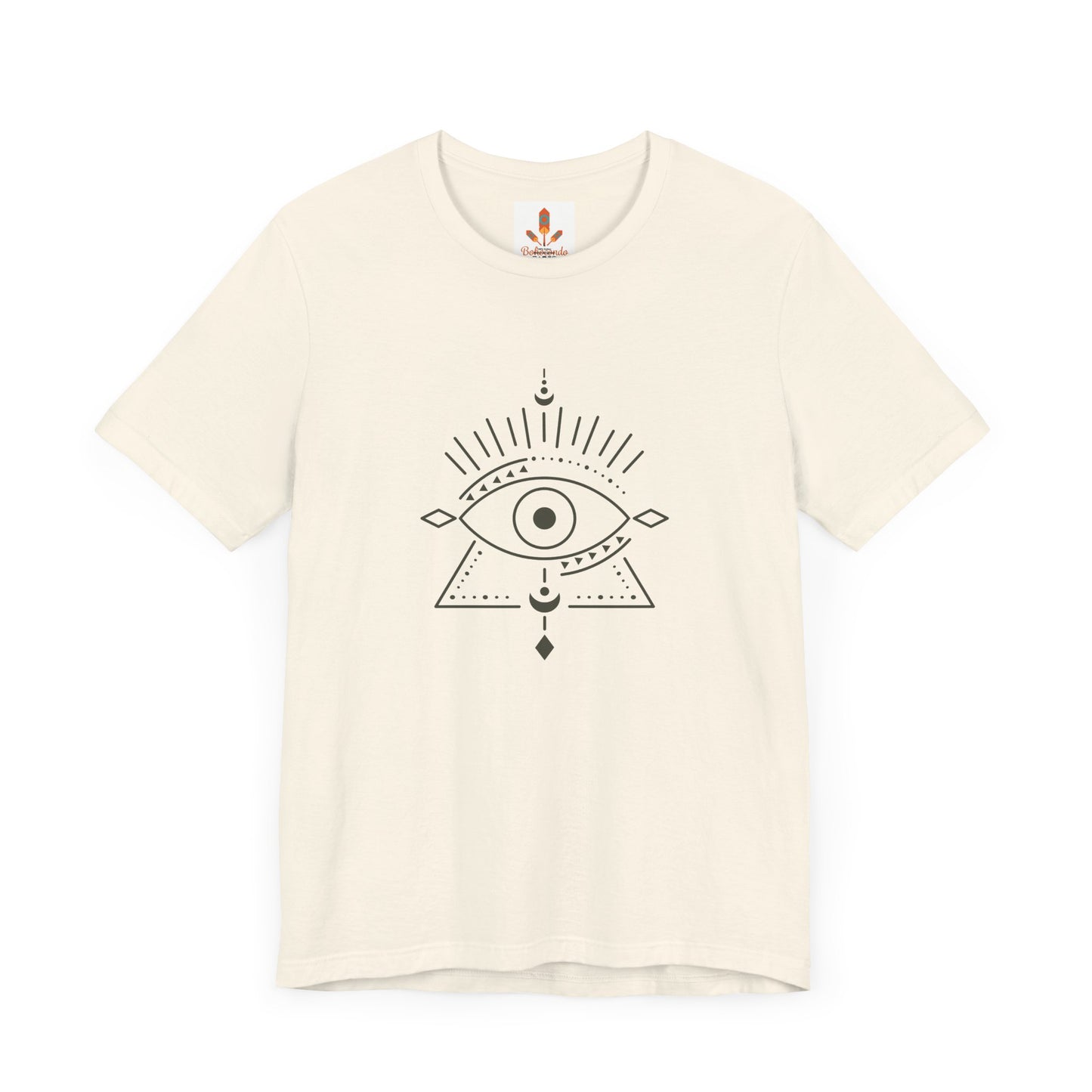 Pyramid and Evil Eye Design T-shirt