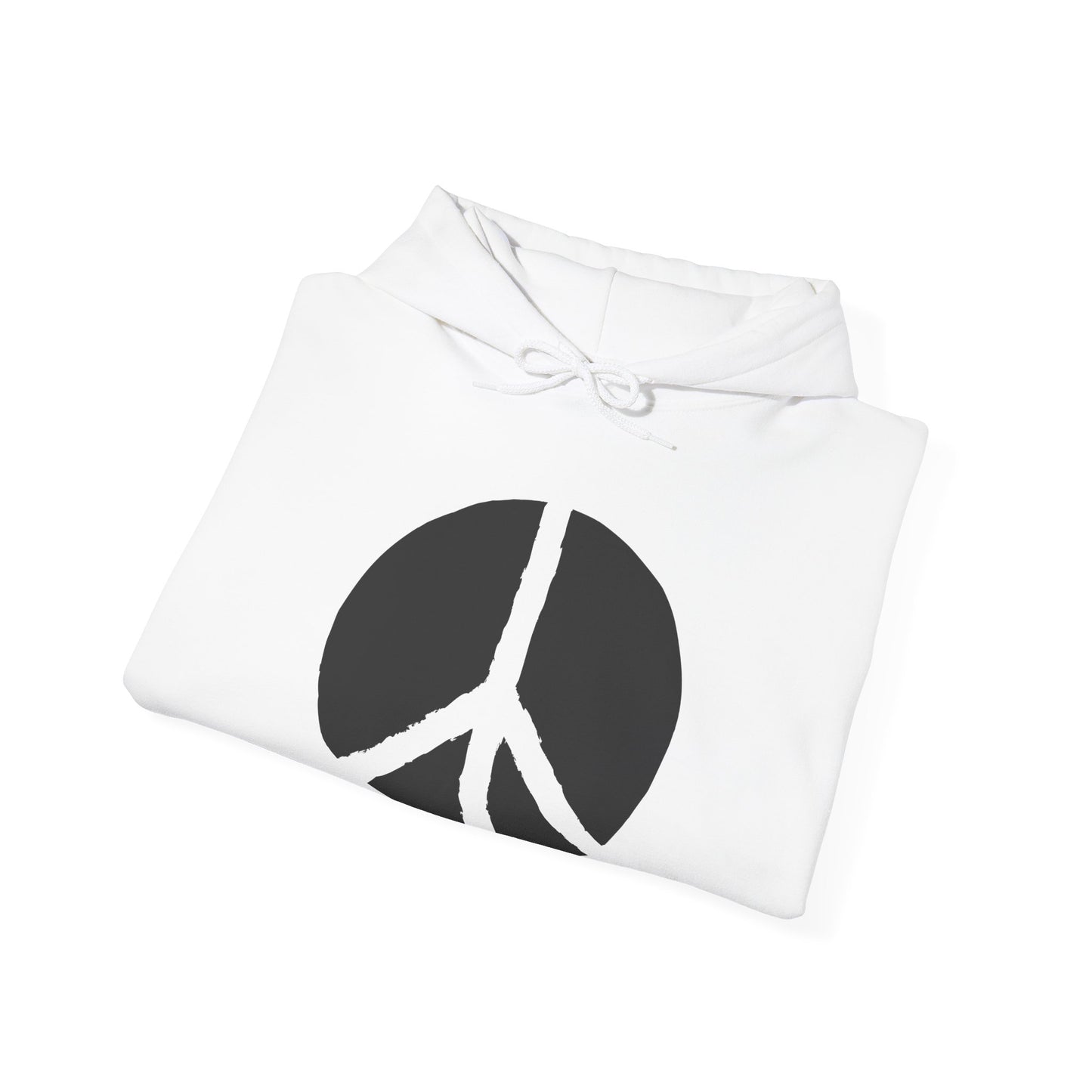Simple Peace Sign Design Hoodie