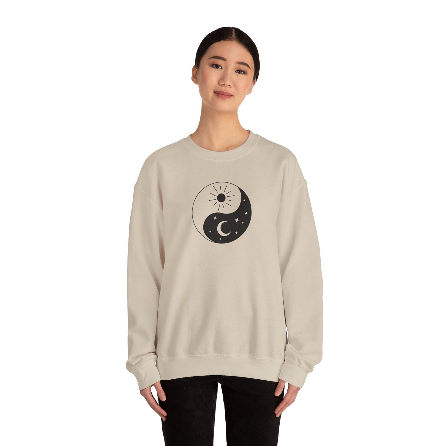 Sun and Moon Yin Yang Sweatshirt