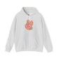 Peace Hand Sign with Flowers Hoodie
