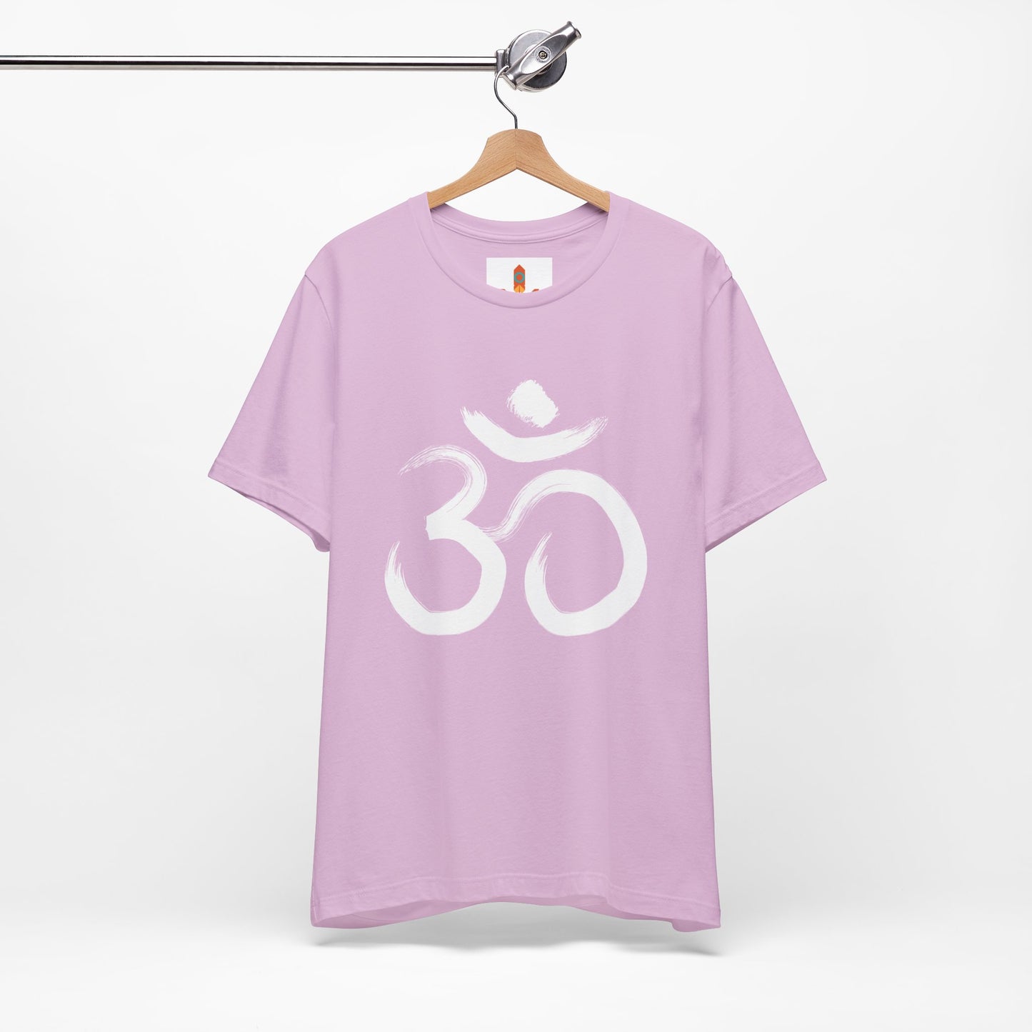 White Om Drawing T-shirt