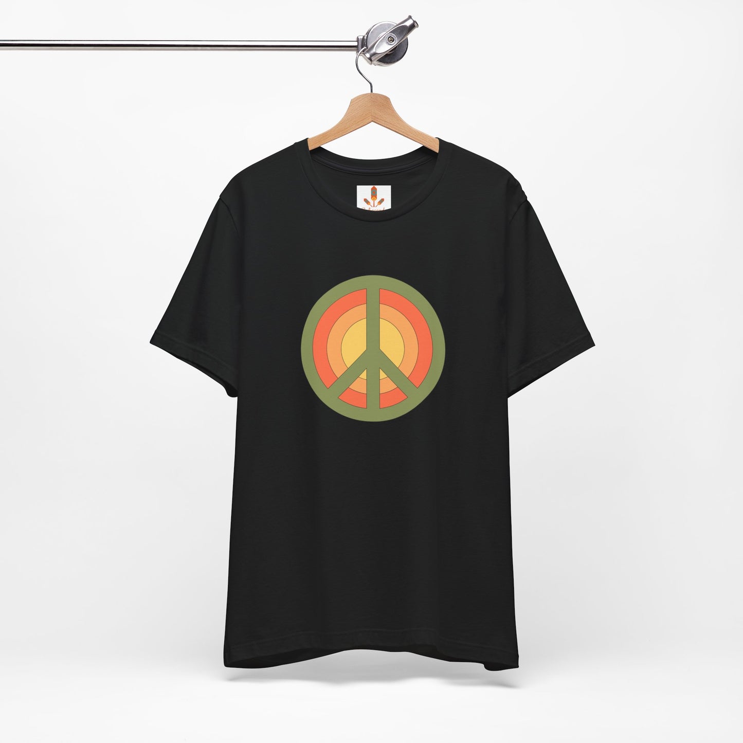 Retro Peace Sign Design T-shirt