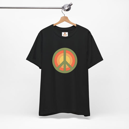 Retro Peace Sign Design T-shirt