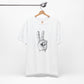Peace Hand Sign Drawing T-shirt