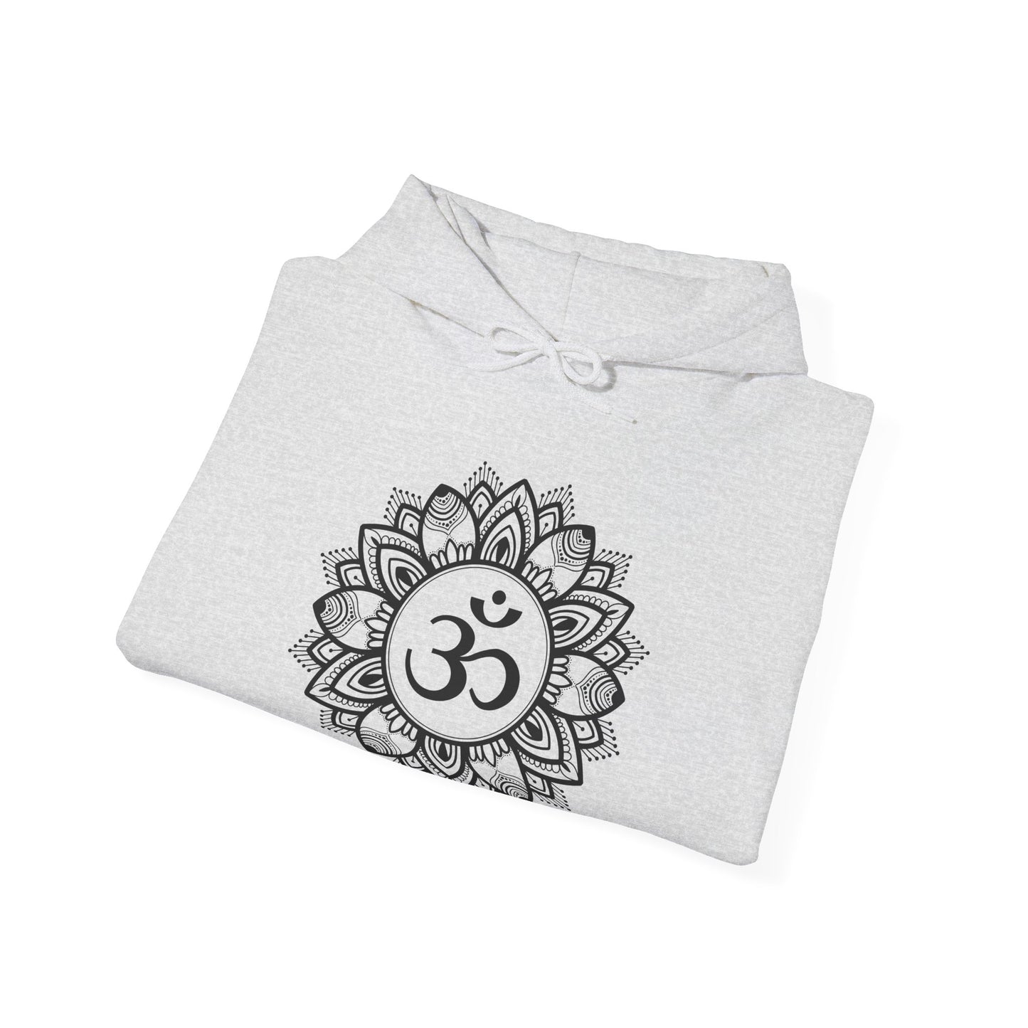 Om in Lotus Mandala Hoodie